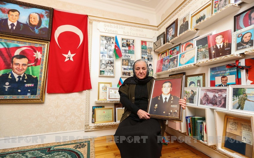 Polad Həşimovun anası: "Şəhidlərimiz bizim qəhrəmanlarımızdır"