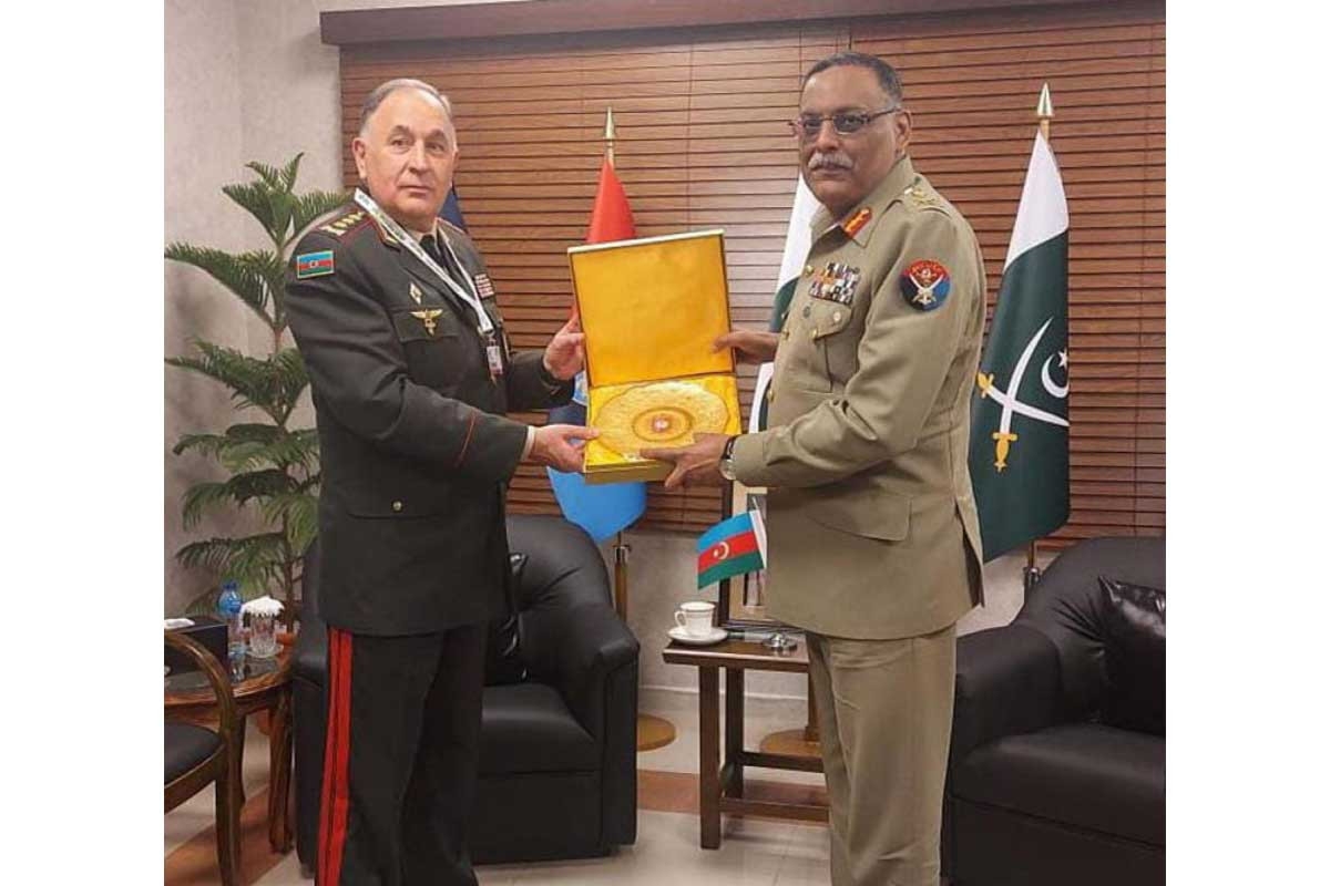 Azərbaycan-Pakistan hərbi əlaqələrinin perspektivləri müzakirə edilib