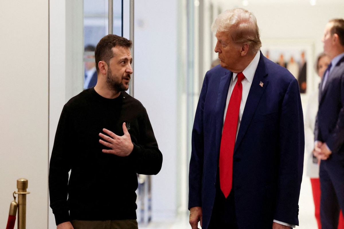 Zelenski Rusiya ilə bağlı daha sərt mövqeyə görə Trampa təşəkkür edib