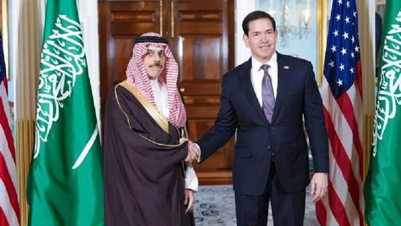 Rubio Feysəl bin Fərhan ilə İrandakı vəziyyəti müzakirə edib