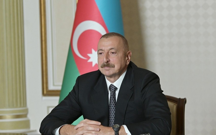 Azərbaycan lideri TDT-ni gələcəkdə mühüm qlobal iştirakçılardan biri kimi gördüyünü açıqlayıb