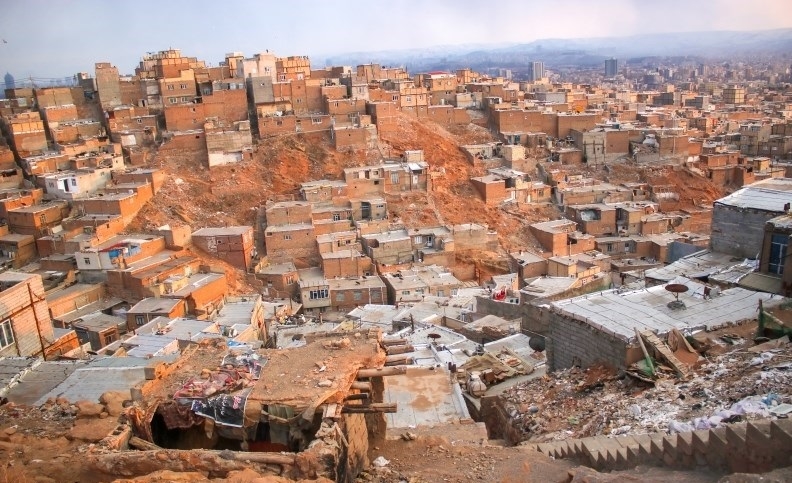 Critical state of urban settlements in Tabriz