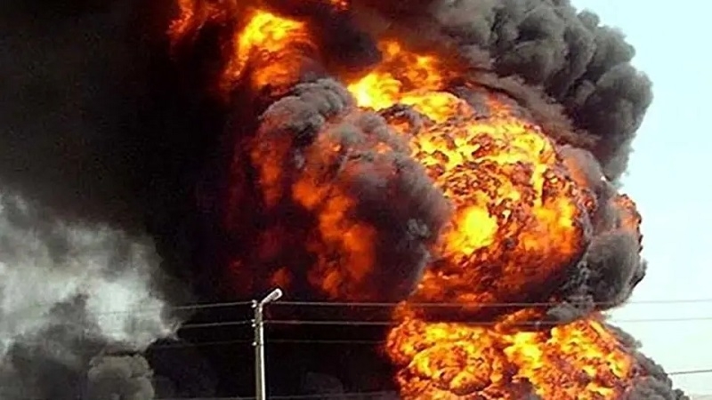 An explosion occurred in the industrial town of Iran