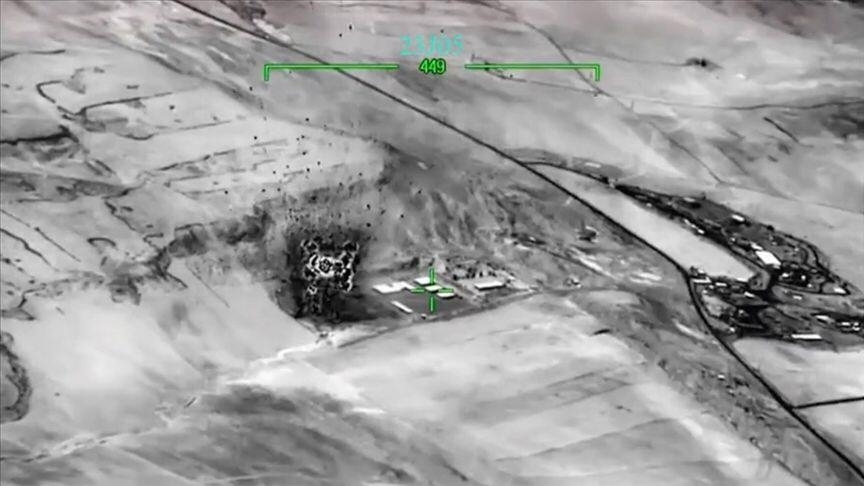 وزارت دفاع ترکیه: طی عملیات هوایی علیه تروریست‌ها در شمال سوریه 15 هدف منهدم شد
