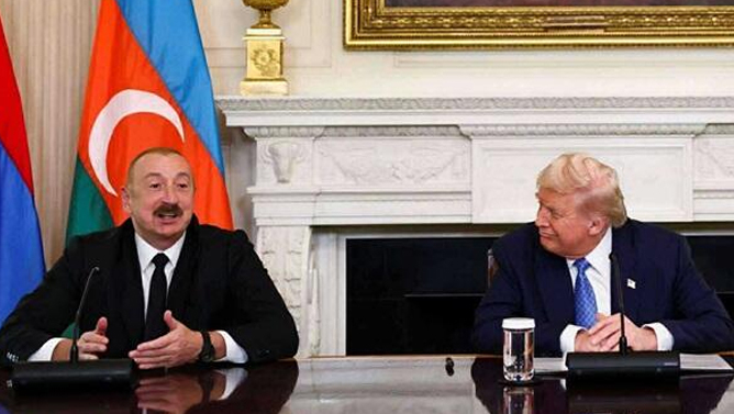 İlham Əliyev Trampa təşəkkür etdi