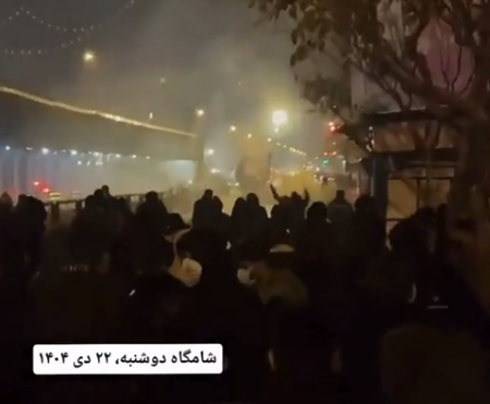 نبرد معترضان و سرکوبگران در تهران