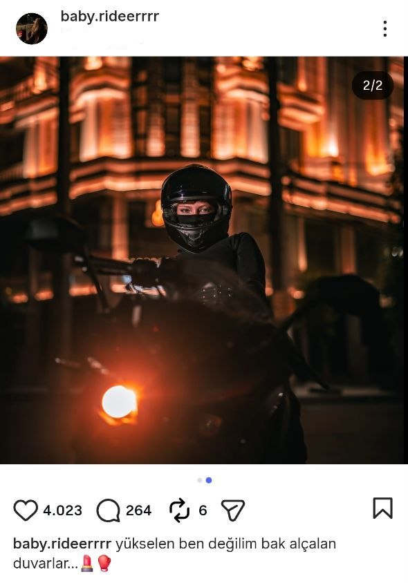 Məşhur türkmən motosikletçi qız Diana Bahadur təhlükəsizlik qüvvələri tərəfindən öldürülüb