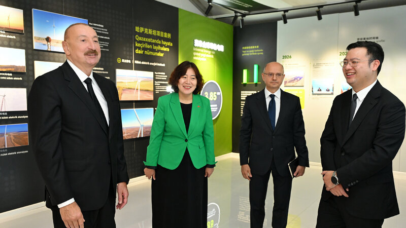 İlham Əliyev “Qobustan” Günəş Elektrik Stansiyasının açılışında iştirak etdi