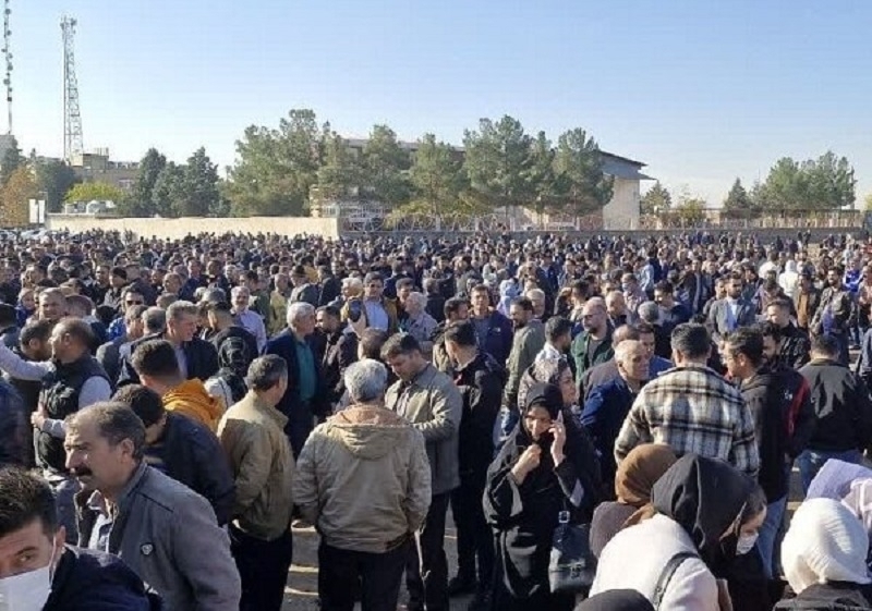 Protest was held in Qazvin 