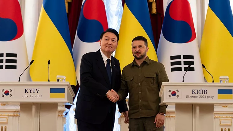 سفر رئیس‌ جمهوری کره‌ جنوبی به کی‌یف؛ سئول سطح کمک‌ها به اوکراین را افزایش می‌دهد