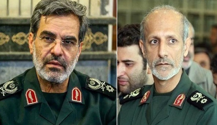 Two senior commanders of Iran’s armed forces general staff killed
