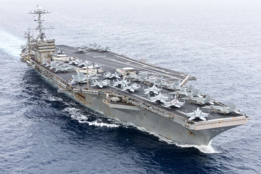 The USS Harry S. Truman carrier strike group is deployed to the Middle East