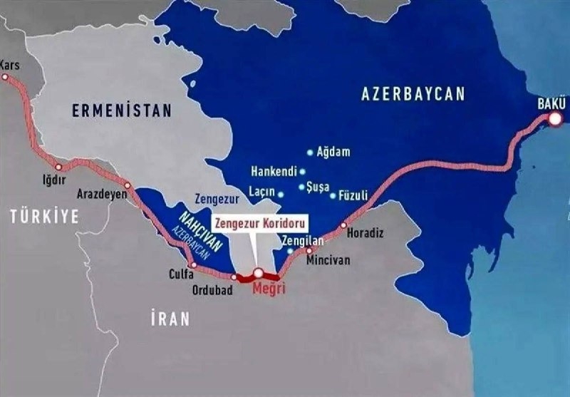 Zəngəzur dəhlizi İranı regional tranzit xəritəsindən çıxarır- Etimad