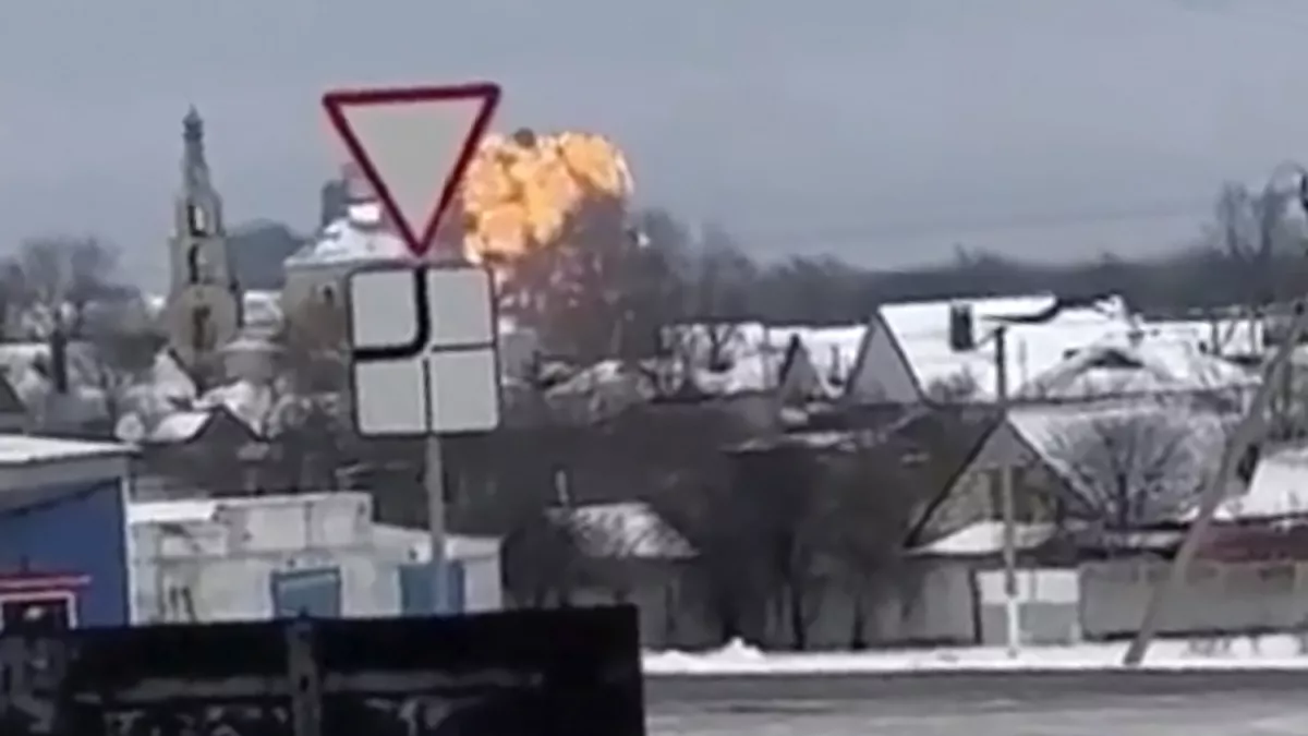 هواپیمای روسی حامل «۶۵ اسیر اوکراینی» سقوط کرد