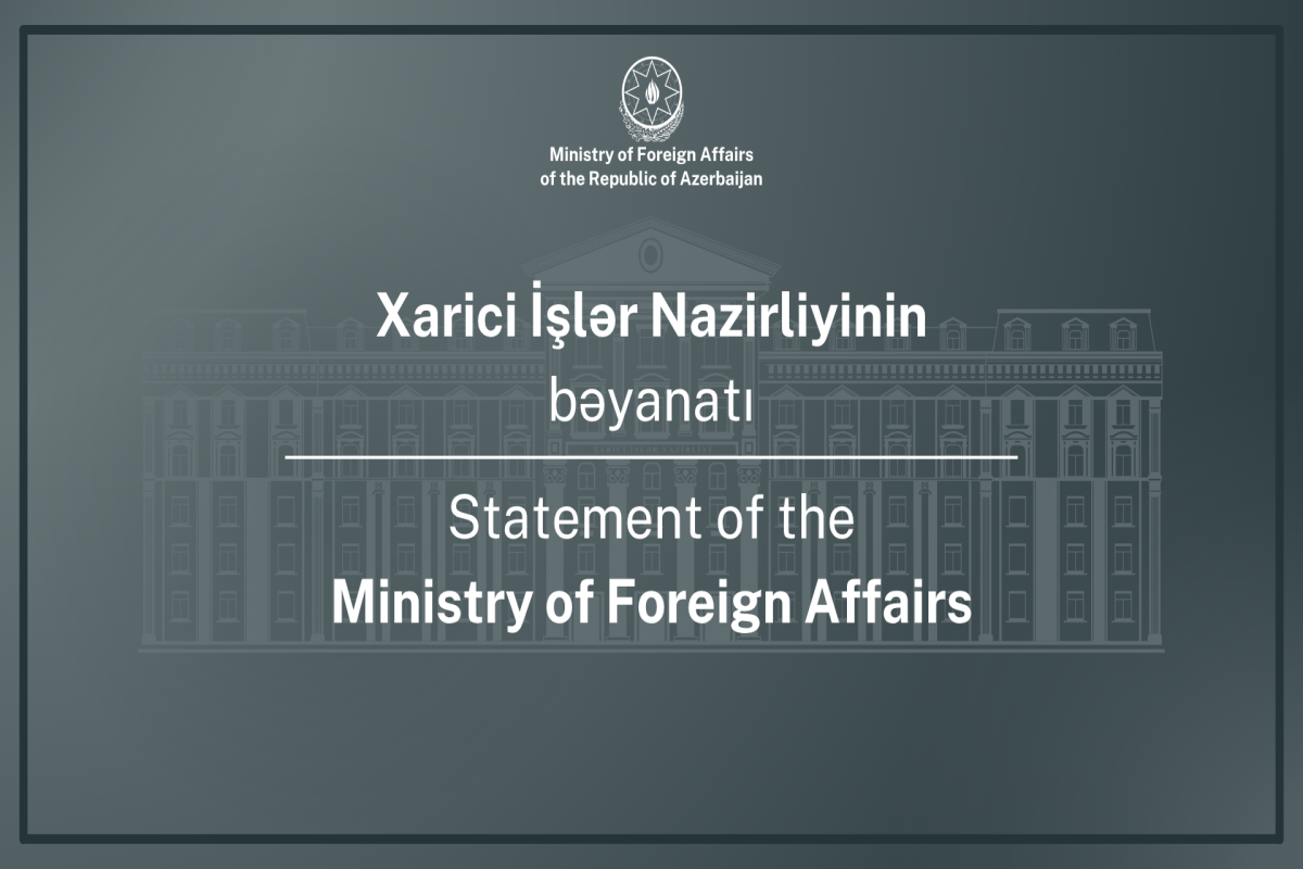 Azərbaycan XİN İranla bağlı tərəfləri təmkinli olmağa çağırıb - BƏYANAT