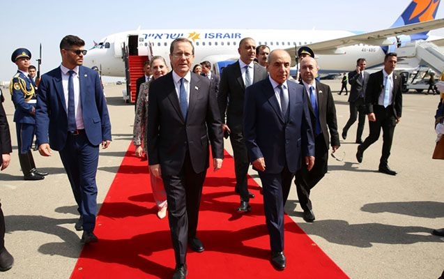 سفر رئیس جمهوری اسرائیل به آذربایجان