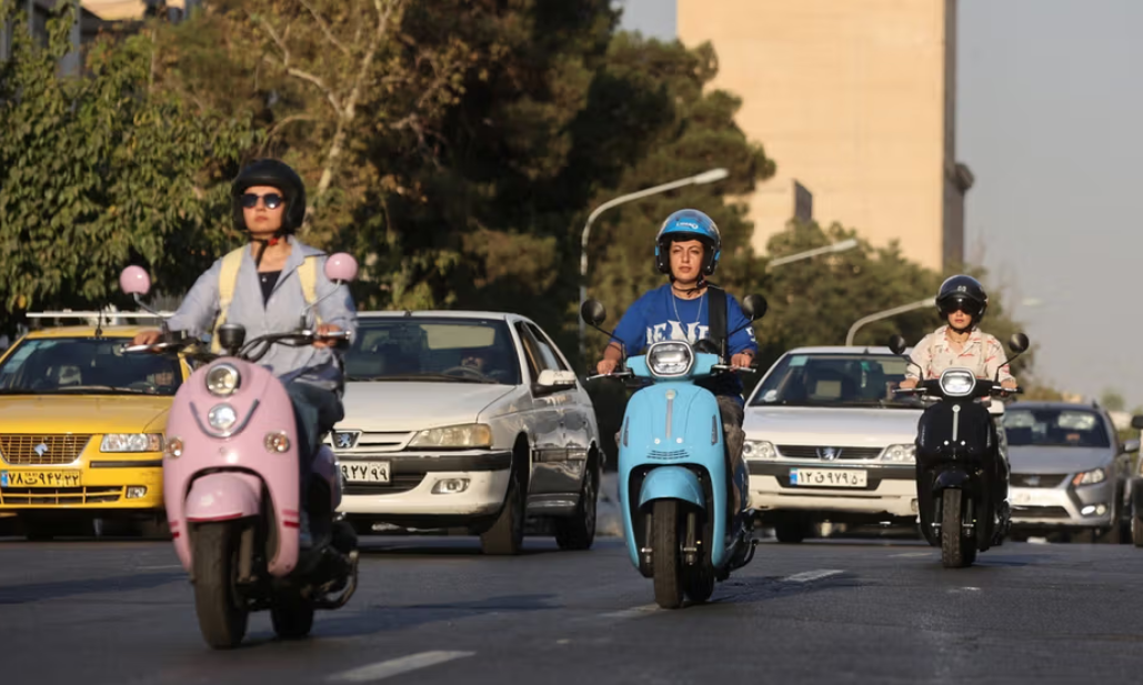 The head of Tehran Traffic Police has declared it a crime for women to ride motorcycles