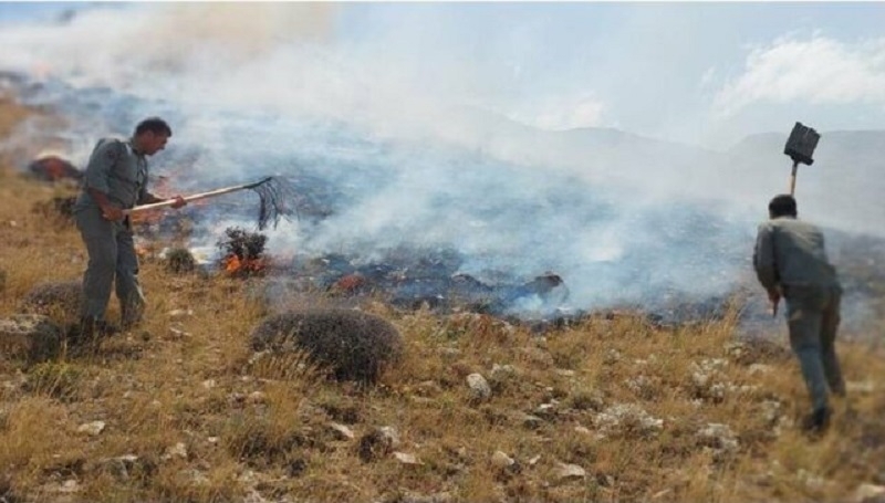 There was a fire in the Julfa Nature Reserve