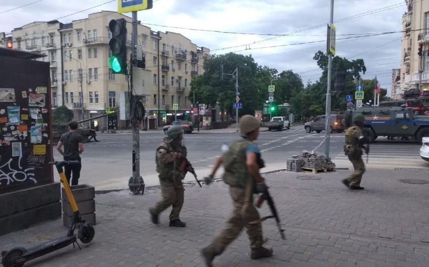 Rostov şəhəri “Vaqnerçi”lər tərəfindən ələ keçirilib