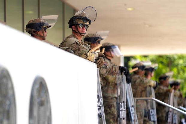 Possible use of force by Marines deployed to LA protests by the Trump's administration
