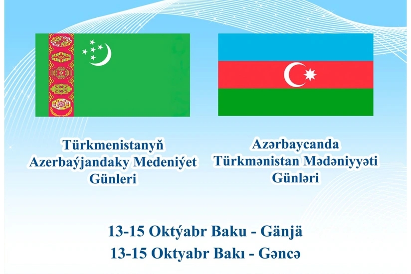 Azərbaycanda Türkmənistan Mədəniyyəti Günləri keçiriləcək