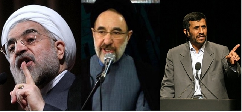 The former presidents did not attend the farewell ceremony