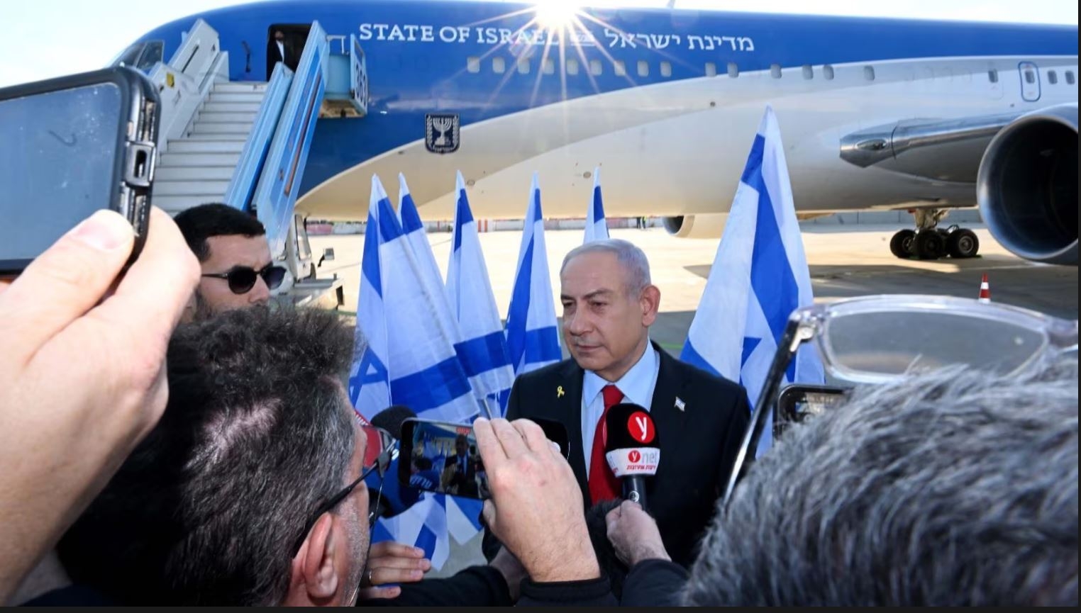 Benyamin Netanyahu Vaşinqtonda səfərdədir