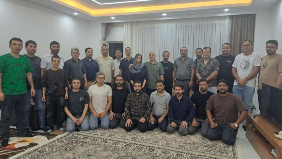 دیدار فعالین آذربایجانی با «سیامک میرزایی» پس از آزادی با وثیقه ۱۰ میلیاردی