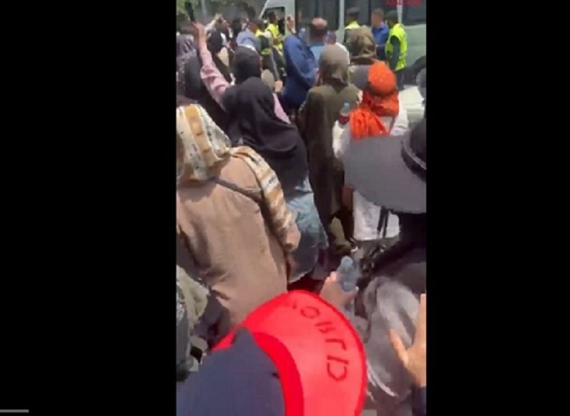 Teachers staged a protest in Tehran