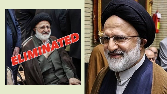 یکی از چهره‌های بانفوذ دفتر خامنه‌ای نیز بمباران شد