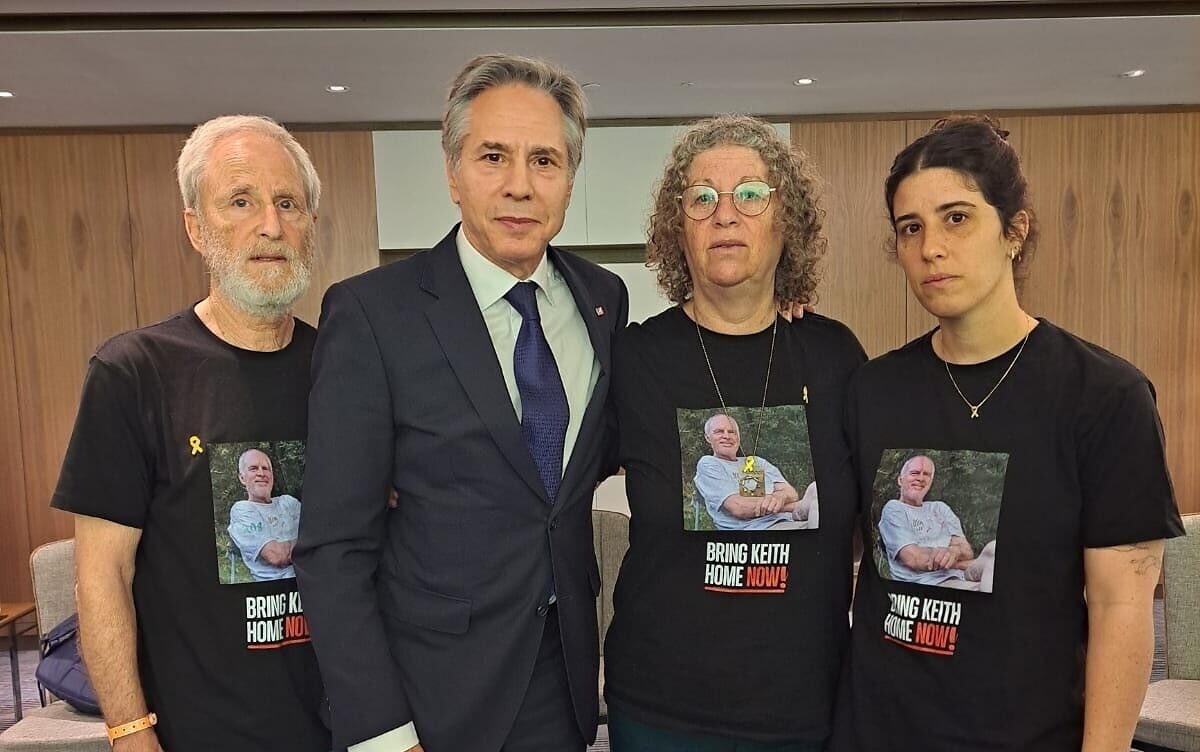 Blinken met with the families of those captured by Hamas