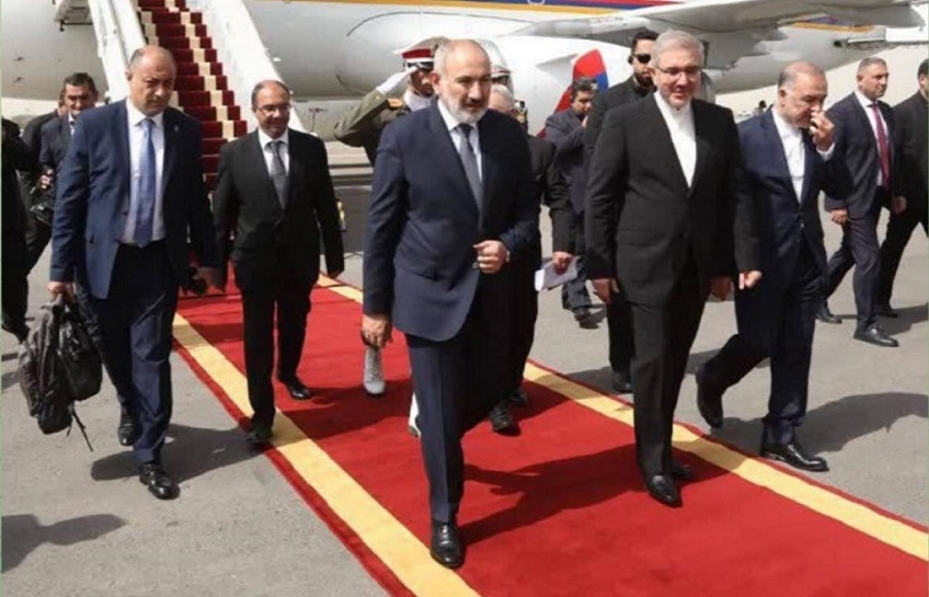 Pashinyan arrives in Iran