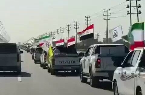 انتشار تصاویر حضور حشد الشعبی در ایران
