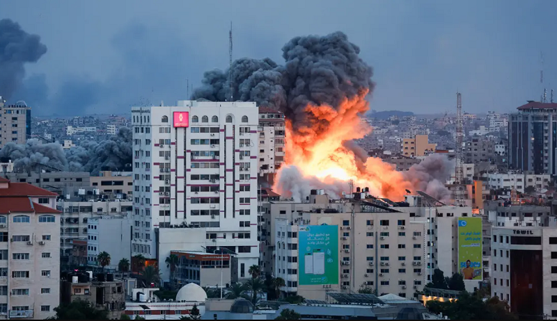 حملات تلافی‌جویانه اسرائیل به نوار غزه 232 کشته و 1700 زخمی بر جای گذاشت