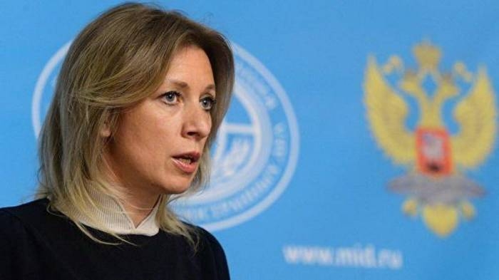 Zaxarova Zəngəzur dəhlizindən danışıb