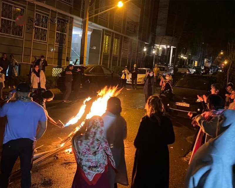 Tehranda bayram şənliyi edənlərə atəş açılıb