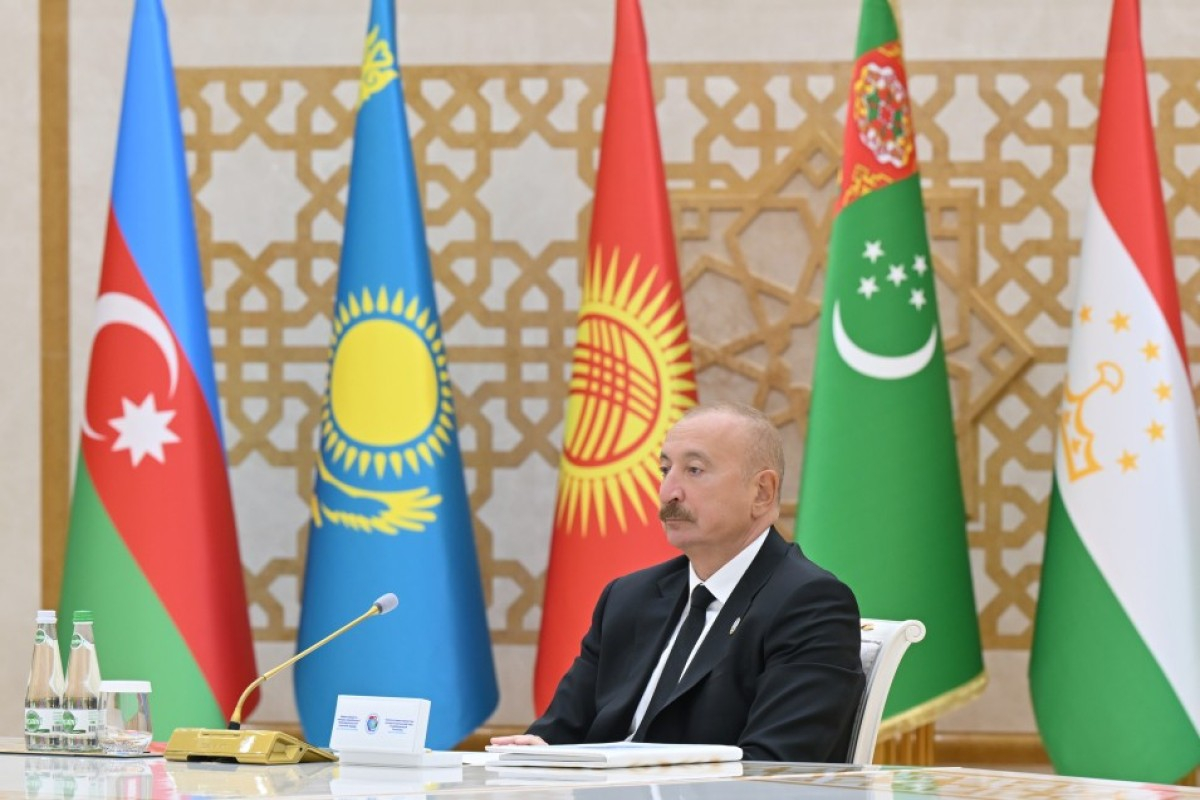 Prezident İlham Əliyev: Azərbaycanın Mərkəzi Asiya ölkələri ilə ticarət dövriyyəsi ötən il 50 faizdən çox artıb