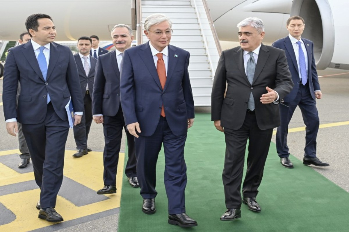 Qazaxıstan Prezidentinin Azərbaycana səfəri başlayıb