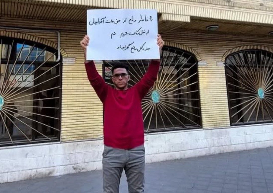 Yılmaz Mehralibeyli was transferred to Julfa Prison after 10 days of detention in Tabriz.