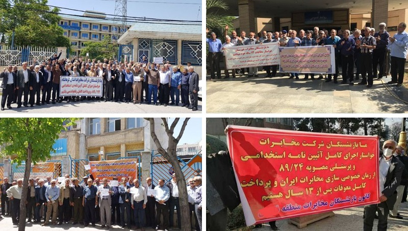 Azərbaycanlı təqaüdçülər üç şəhərdə aksiya keçirdilər