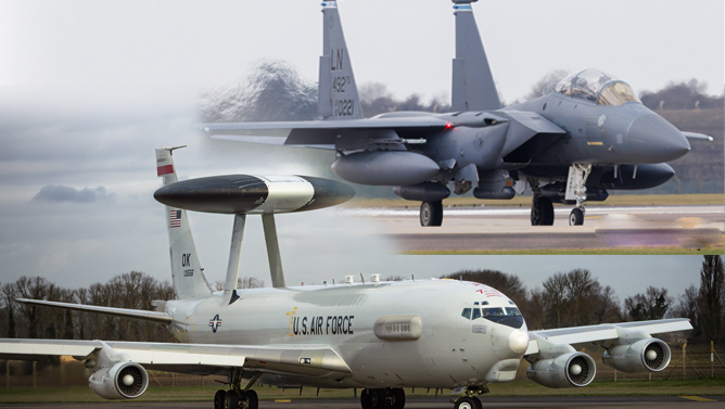 85-dən çox yanacaqdaşıyan təyyarə və bir neçə AWACS Yaxın Şərqə doğru hərəkət edir