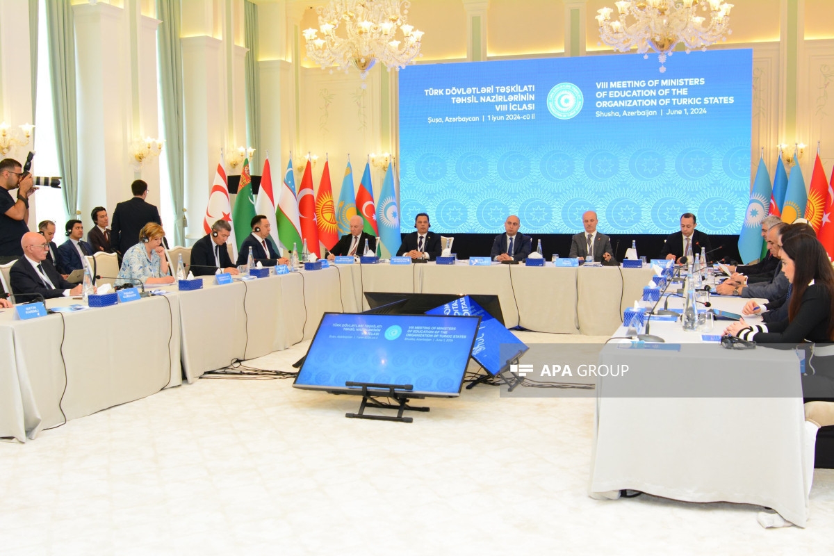 هشتمین اجلاس وزرای آموزش و پرورش سازمان کشورهای ترک در شوشا برگزار شد