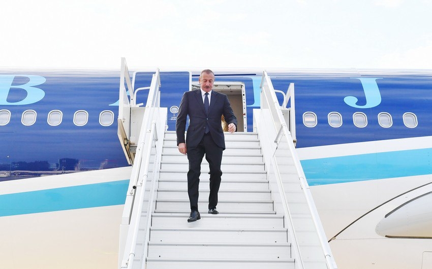 سفر رئیس جمهور آذربایجان به روسیه