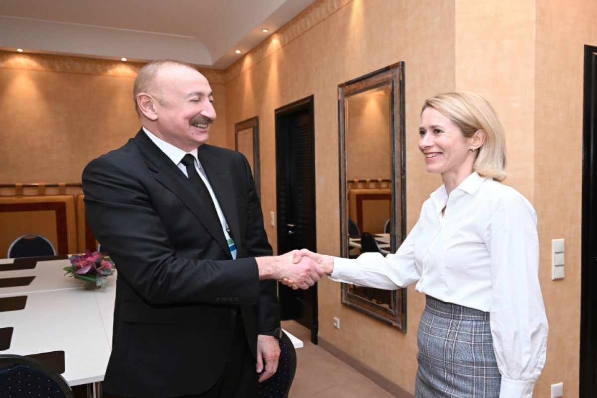 Prezident İlham Əliyev Münxendə Avropa İttifaqının xarici işlər və təhlükəsizlik siyasəti üzrə ali nümayəndəsi ilə görüşüb