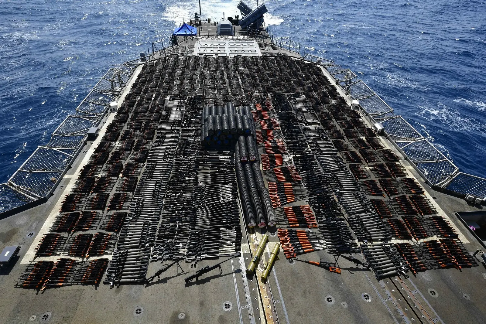 US sends seized Iranian weapons to Ukraine