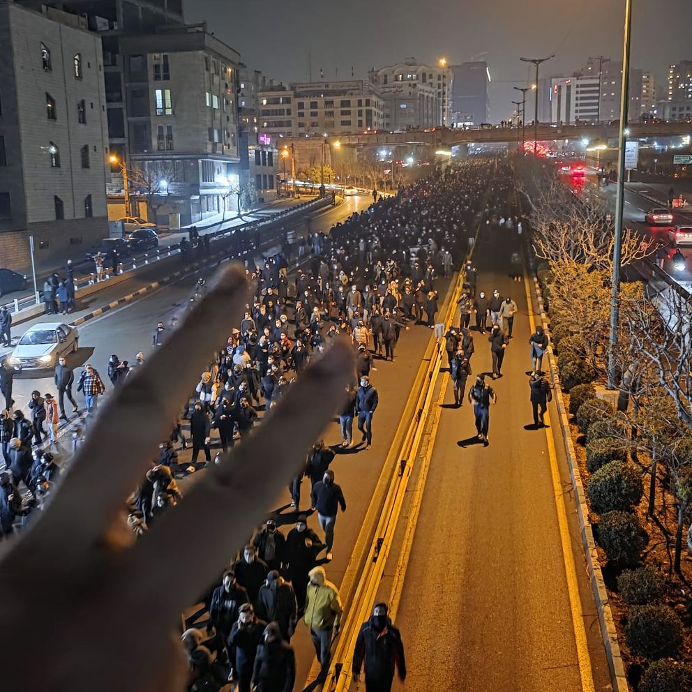 8 yanvarda Tehranda ən azı 1800 nəfər ölüb