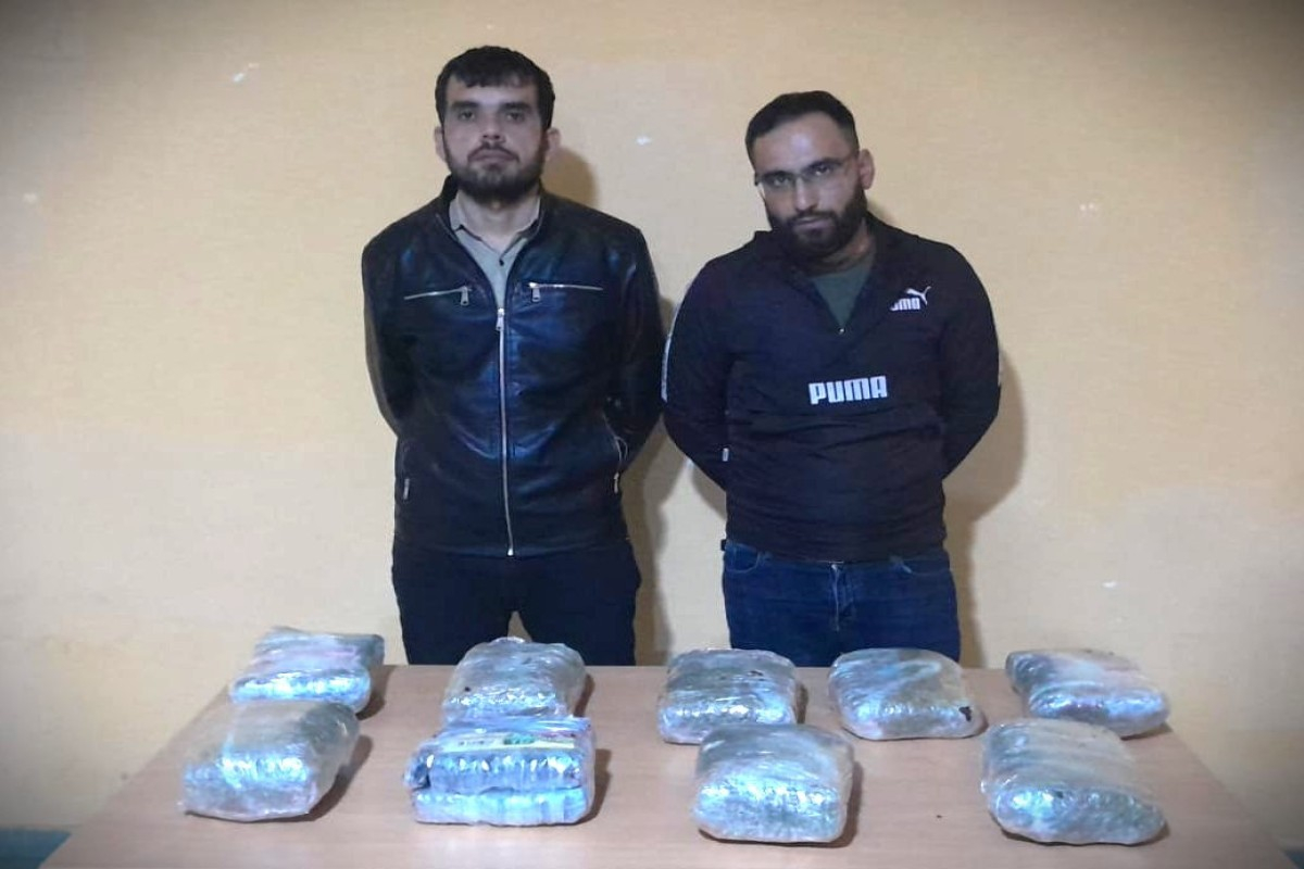 İrandan Azərbaycana PUA ilə atılan narkotik aşkarlanıb, iki nəfər saxlanılıb