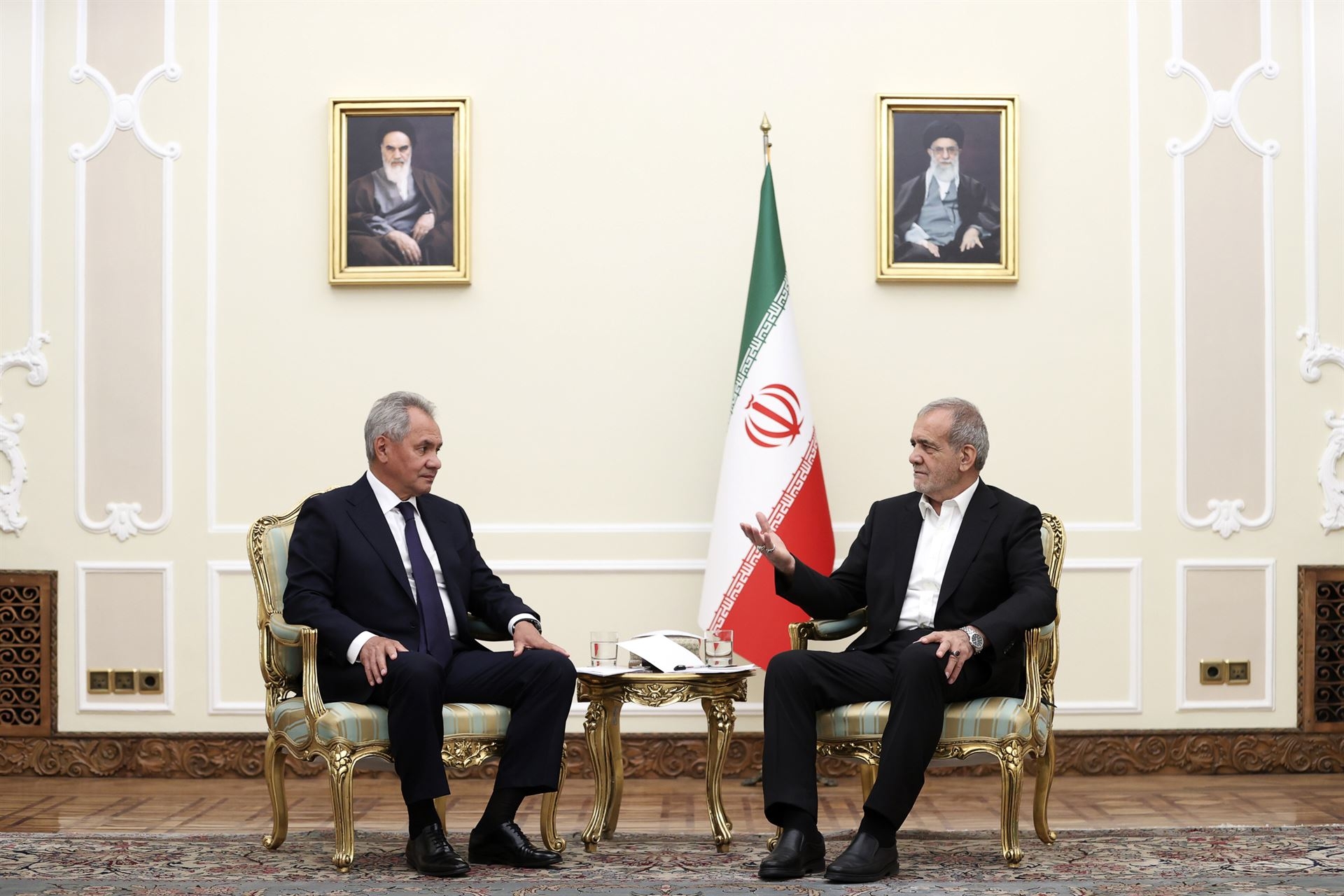 Sergei Shoigu held talks with Pezeshkian