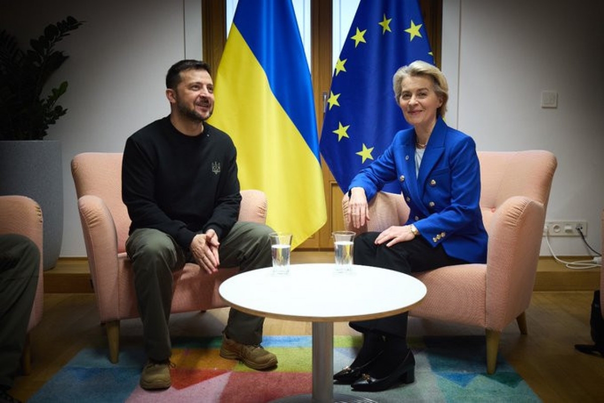Volodymyr Zelenskyy Met with Ursula von der Leyen