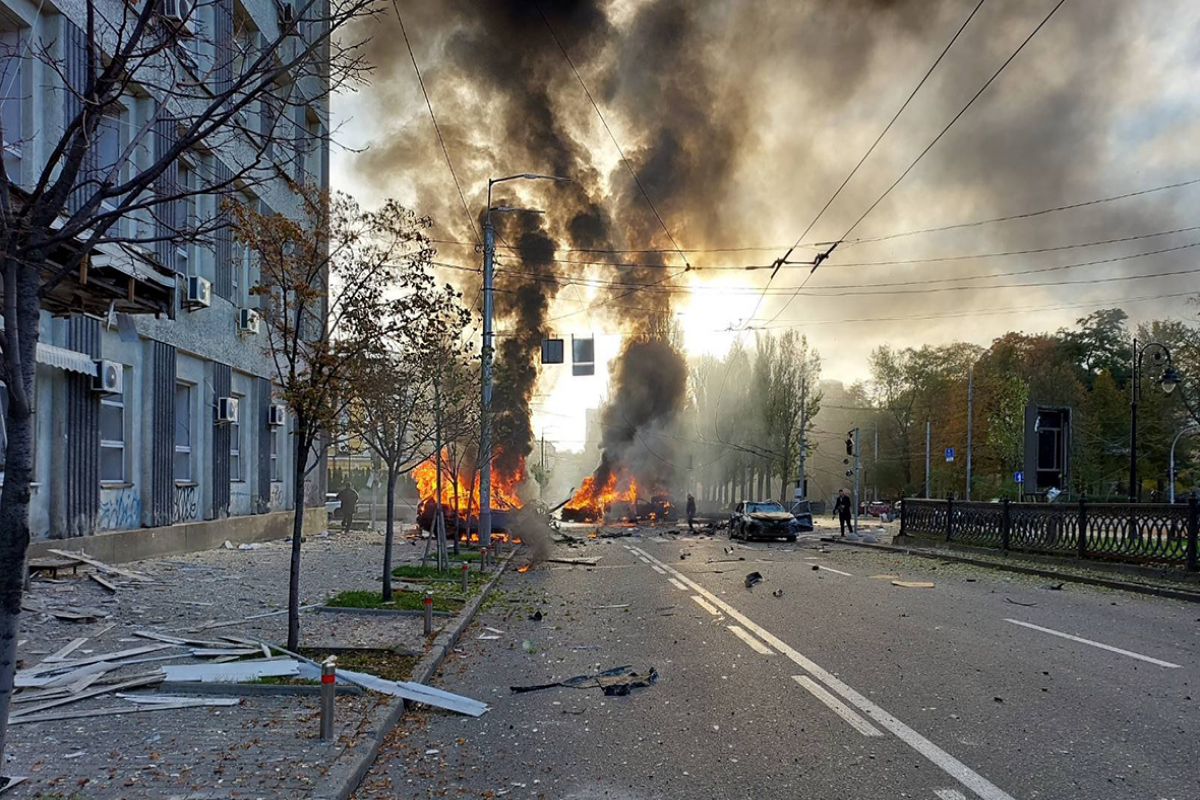Russia launched missile attack on Kiev